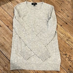 Size S Cashmere Charter Club light gray cashmere sweater